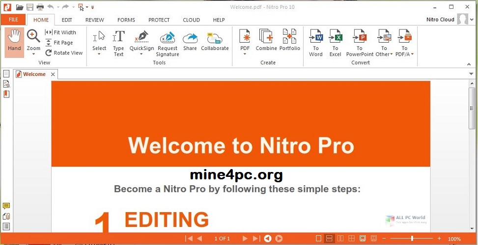 Nitro Pro 14.18.1.41 Crack + Keygen Free Download Version 2024